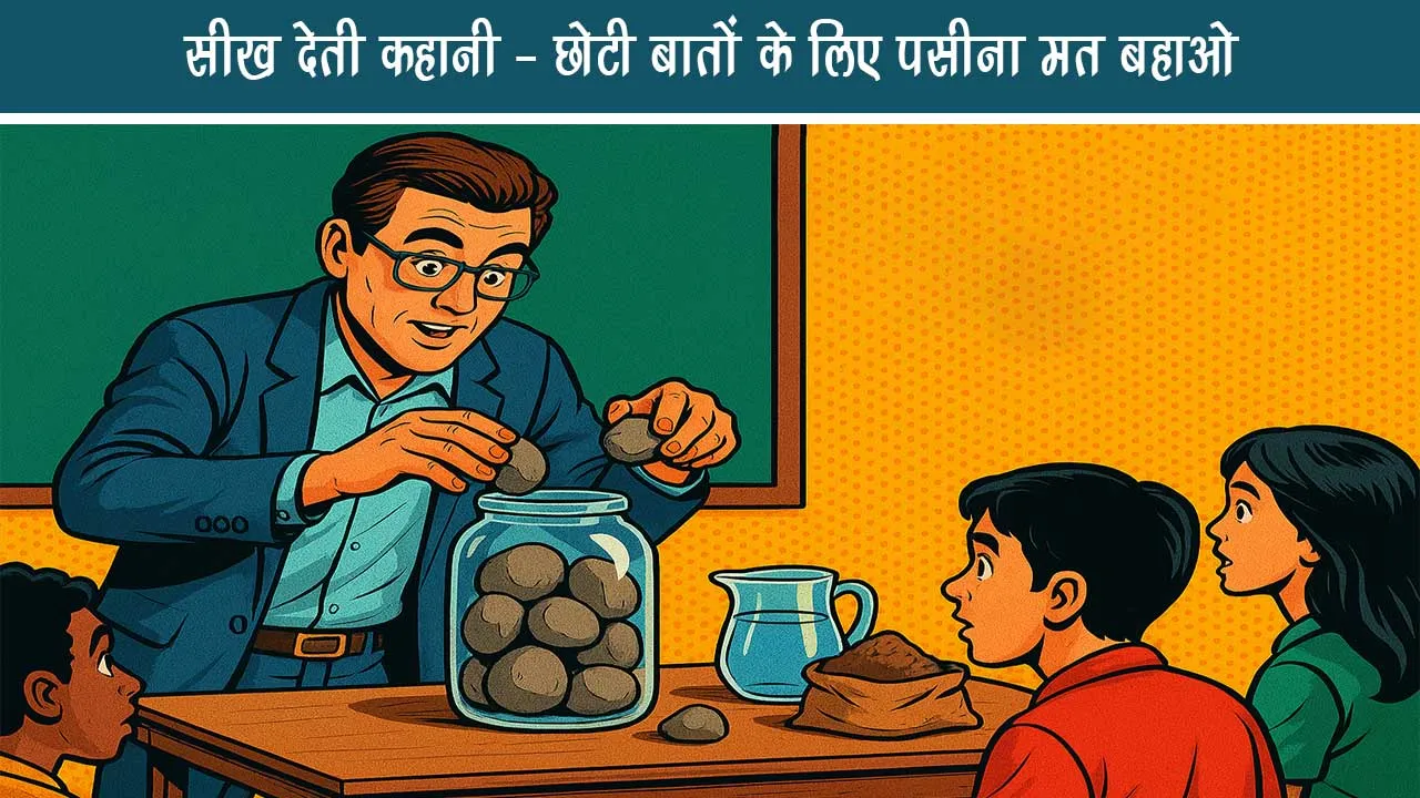 Learning story - dont sweat for small things