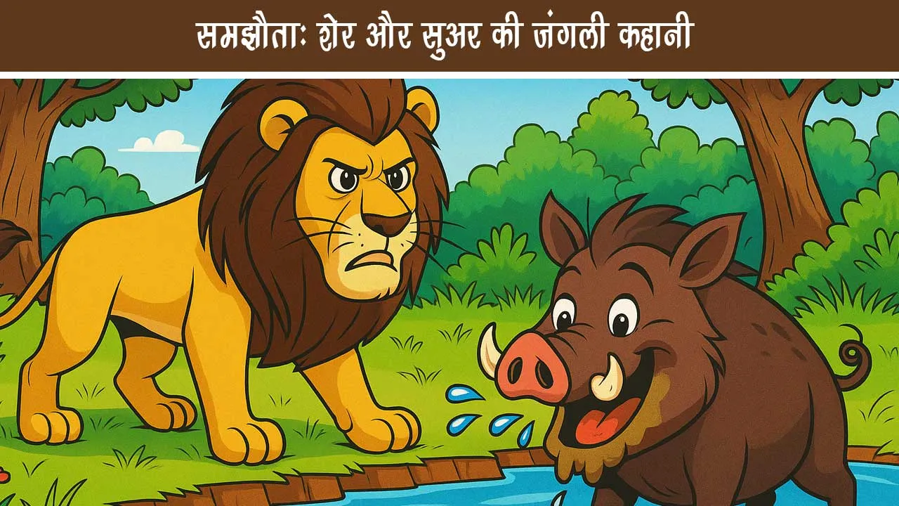 Compromise the lion and the pig of the wil