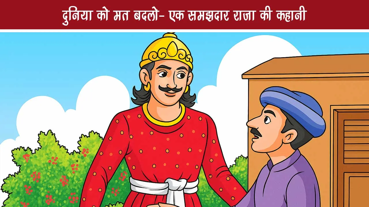 HINDI STORY FOR KIDS Do not change the world- the story of a sensible king