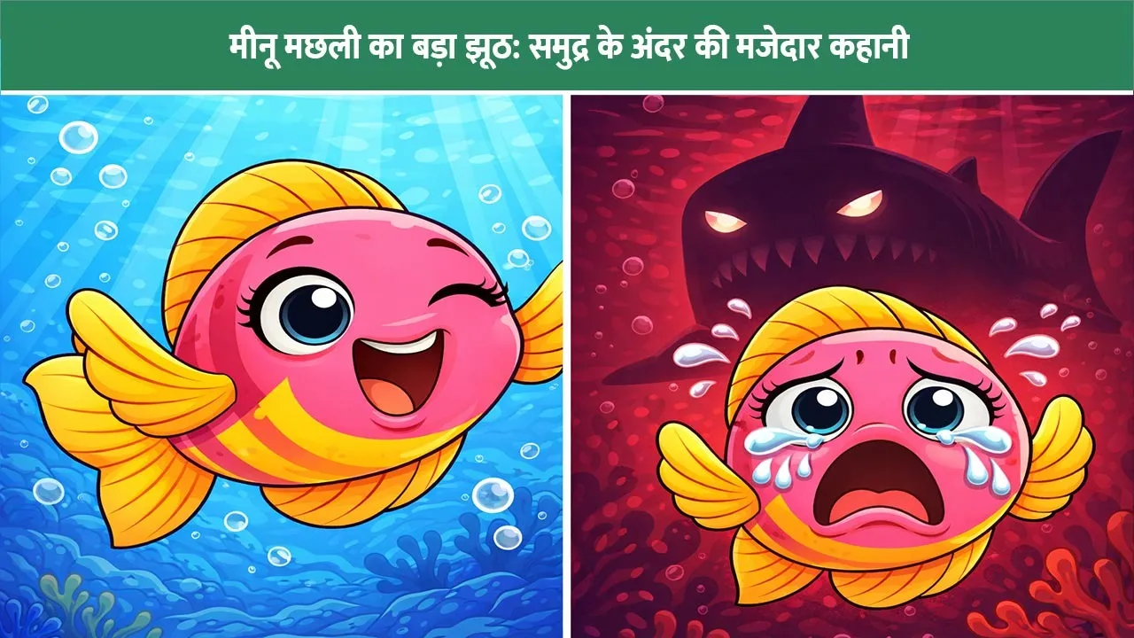 meenu-machli-ka-bada-jhooth-sea-story-hindi-3