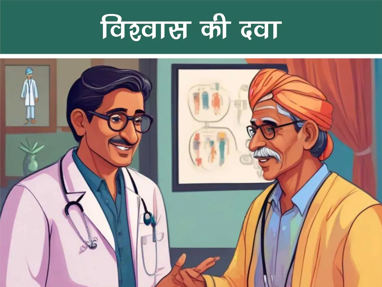 Cartoon image of a doctor 