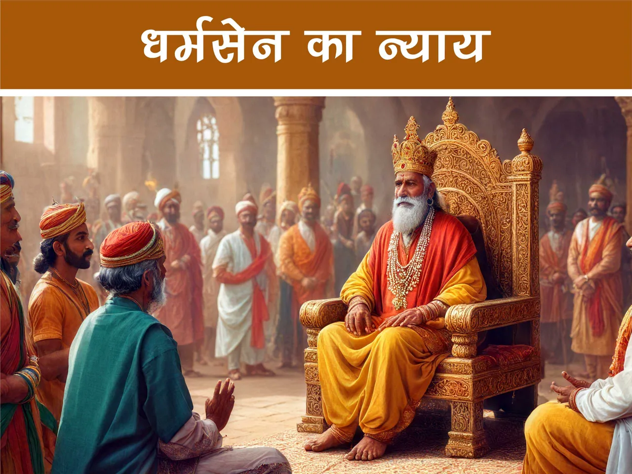 cartoon image of a king's court