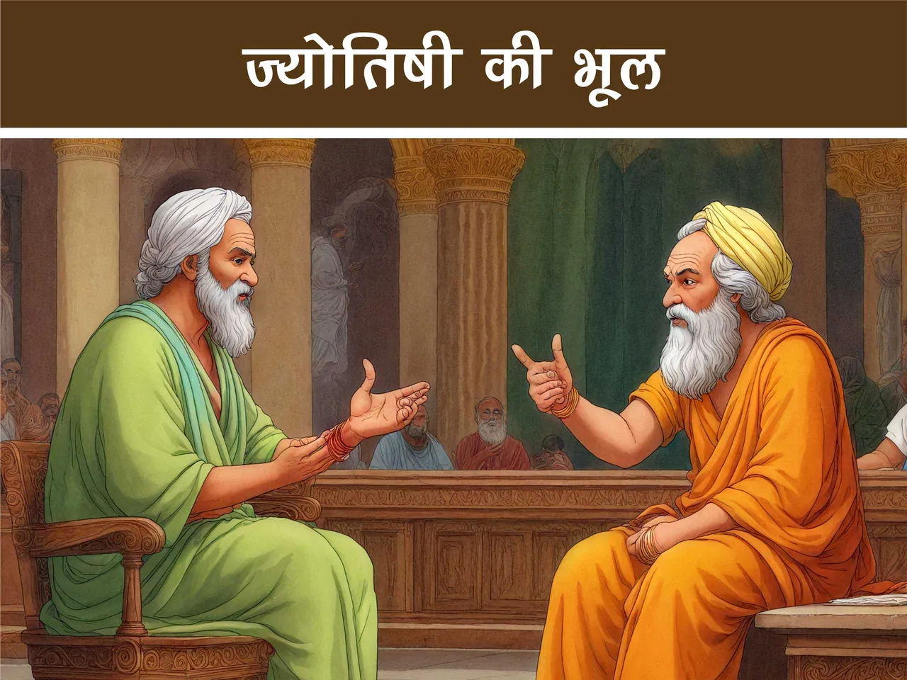 cartoon image of saint