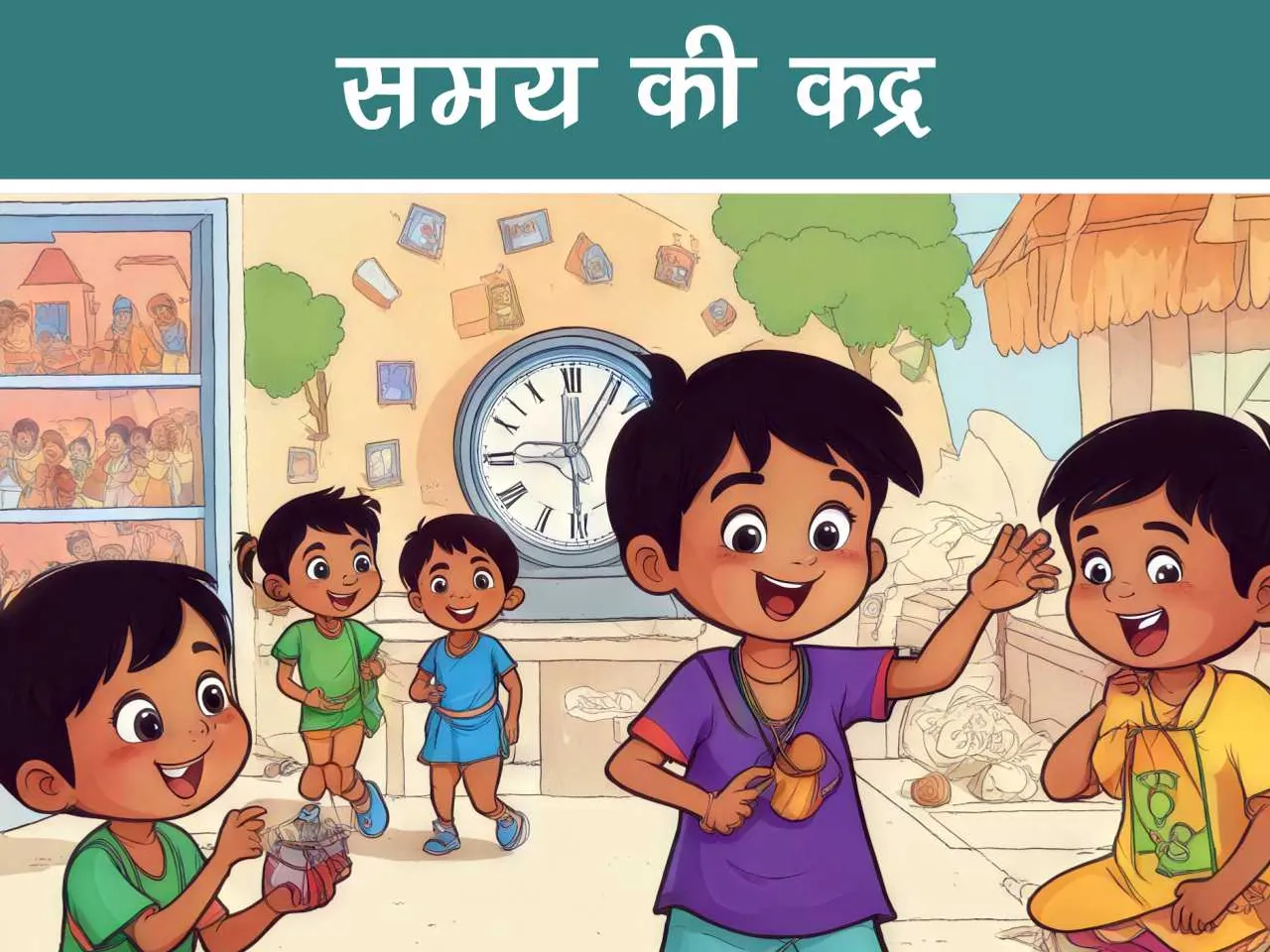 CARTOON IMAGE OF KIDS