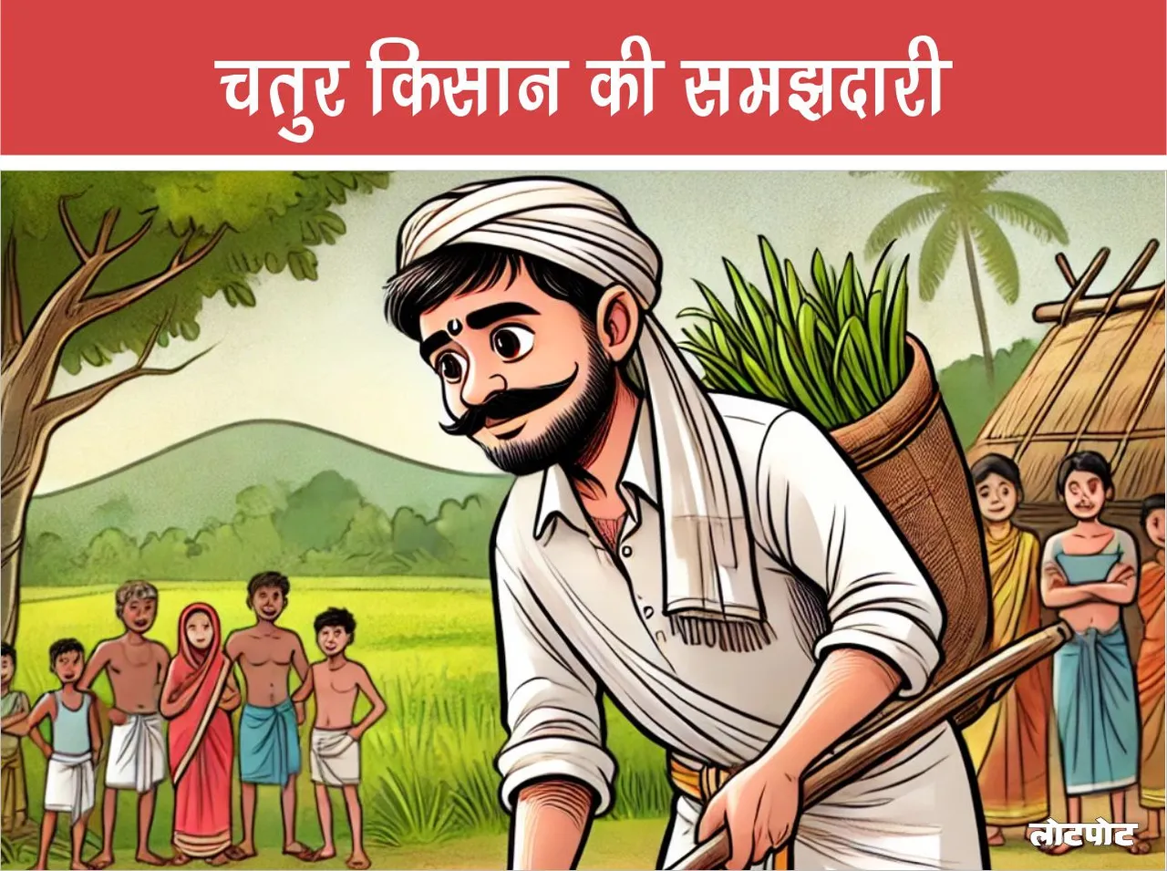 moral story Wisdom of the clever farmer