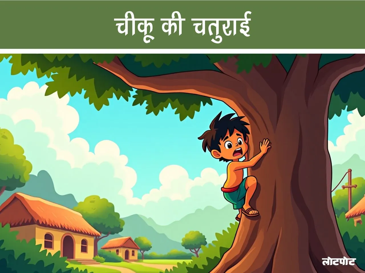 Entertaining children story Chiku cleverness