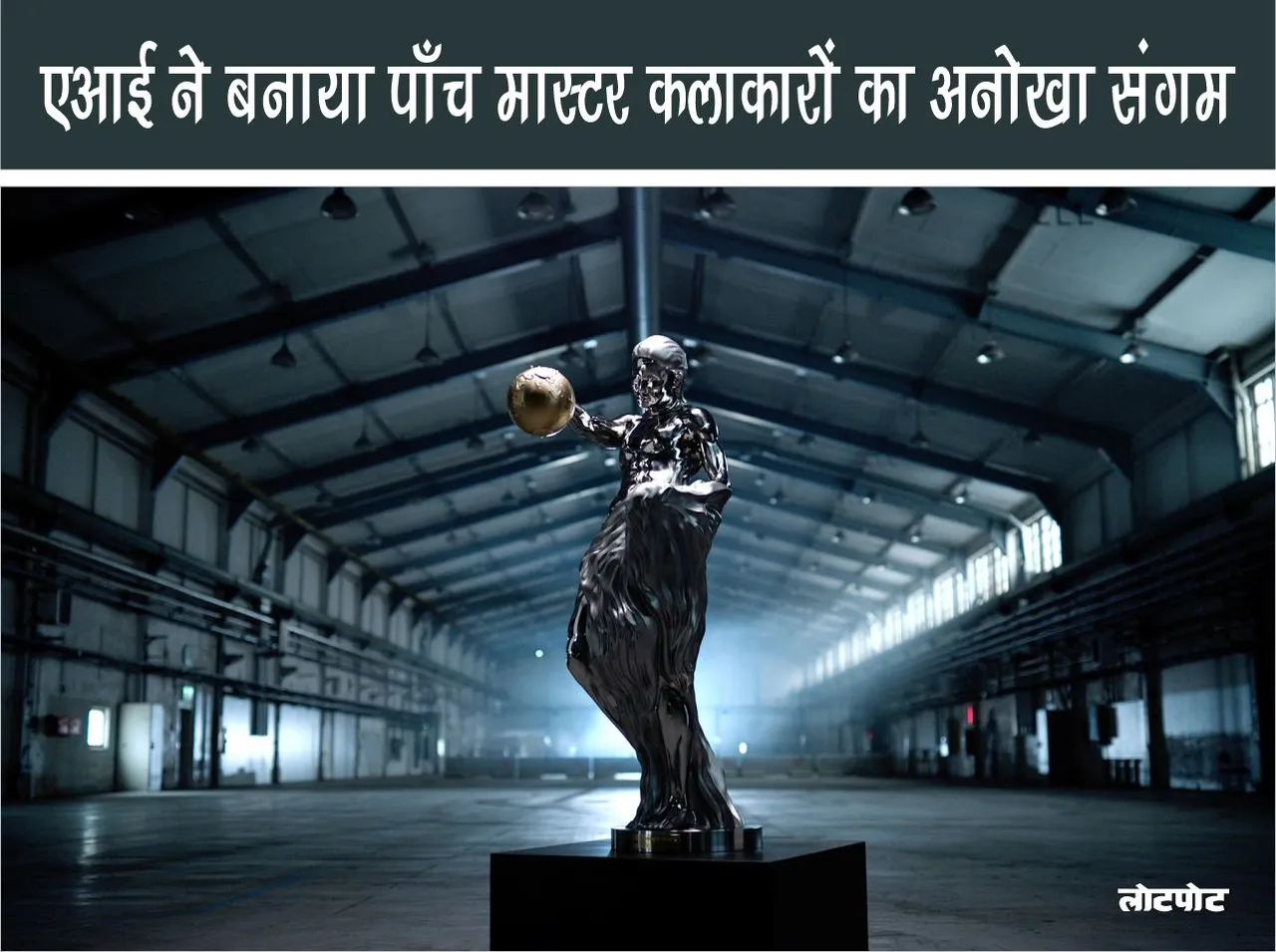 Impossible Statue AI created a unique combination of five master artists