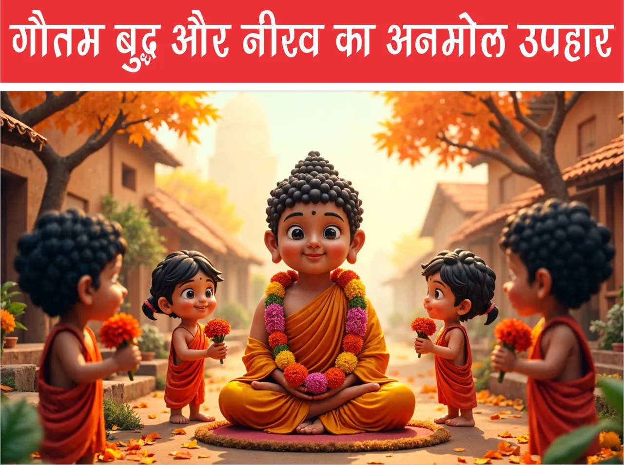 Precious gift of Gautam Buddha and Nirav