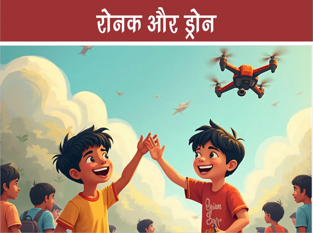 Ronak and his drone a journey of technology in the city