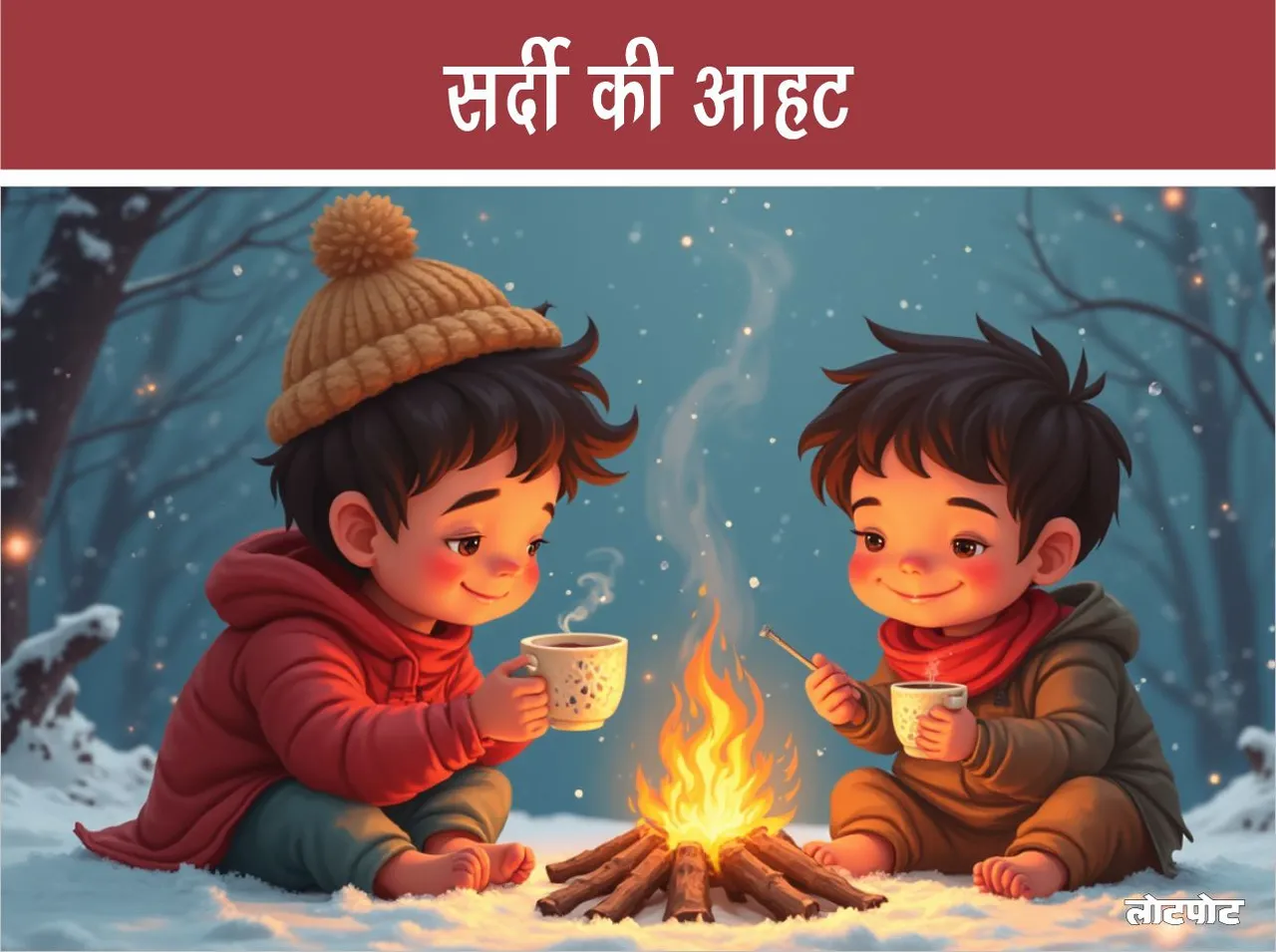 Hindi Poem The sound of winter