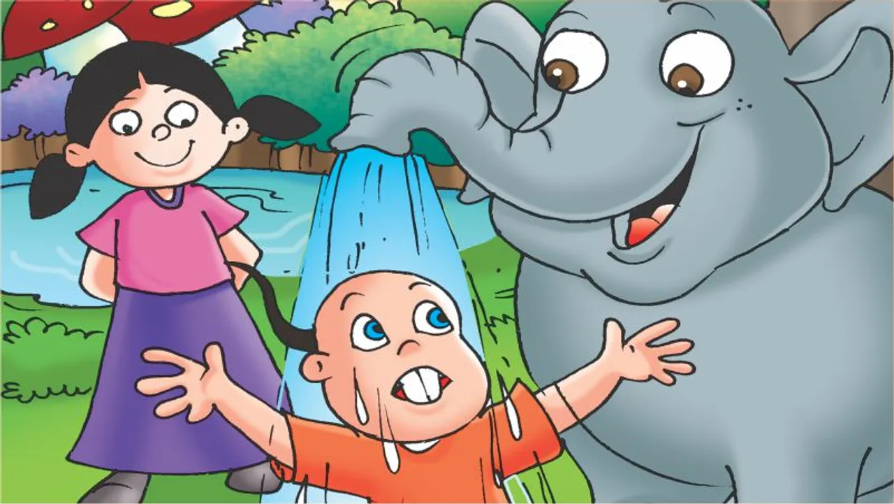Chelaram aur Nahane ka bahana lotpot comics