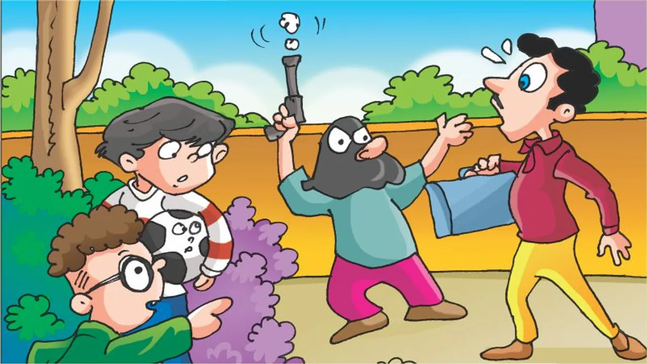 लोटपोट: नटखट नीटू और लुटेरा (Natkhat Neetu Lotpot Comic)