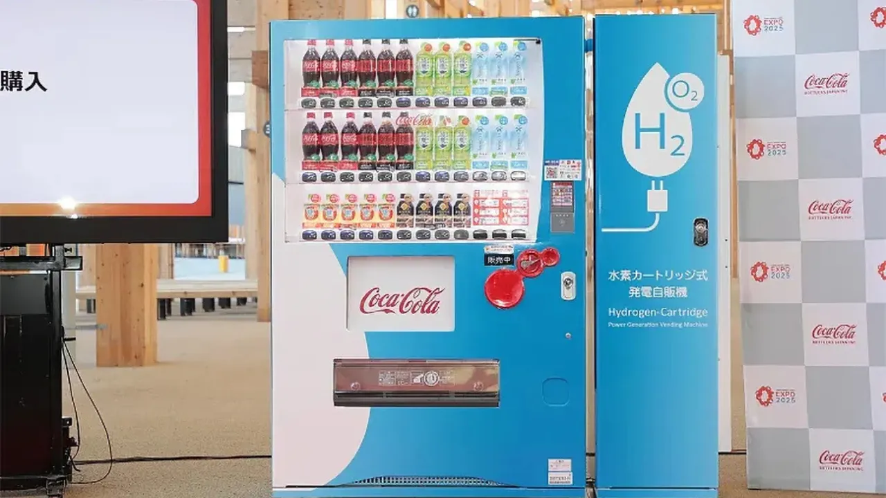 Coca-Cola’s new hydrogen-powered vending machine