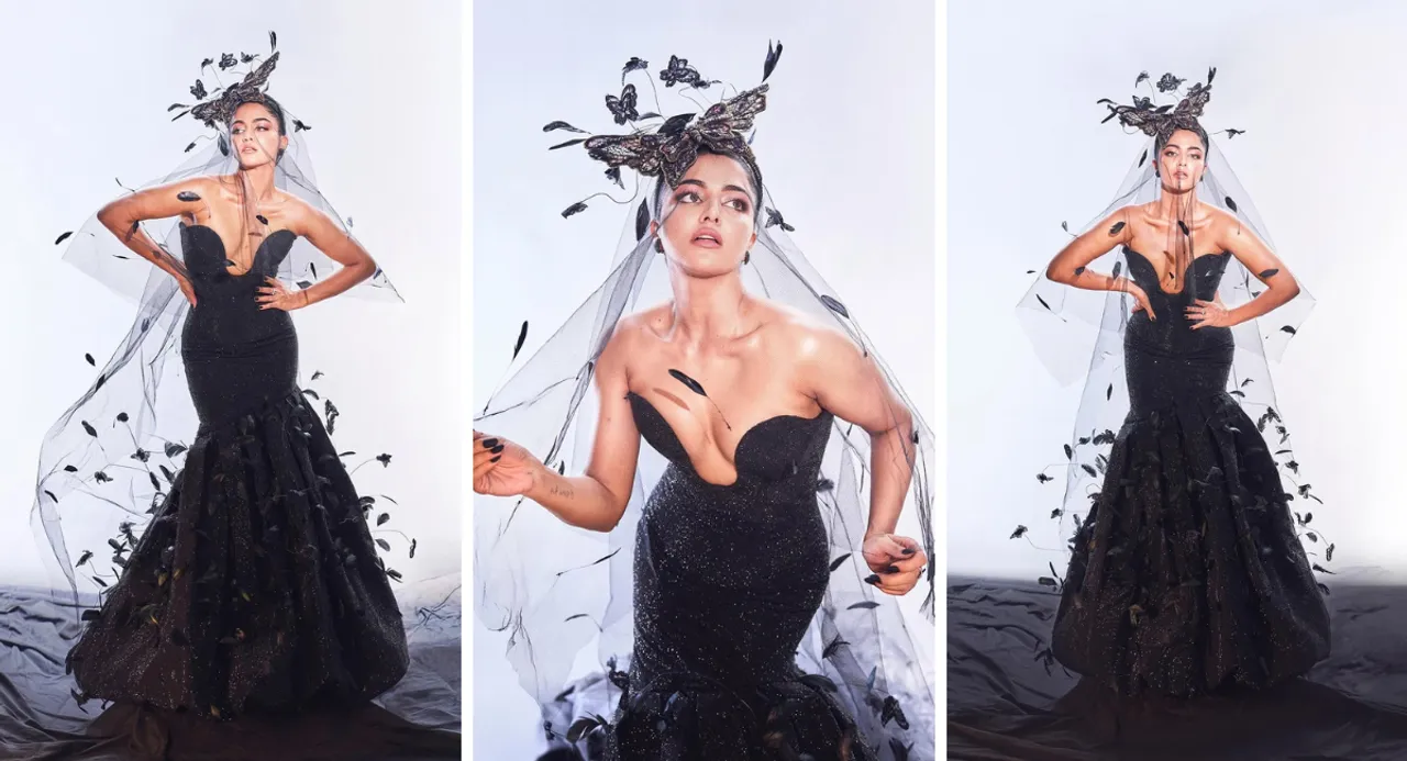 Wamiqa Gabbi wore a butterfly headgear worth ₹ 1.77 lakh, spread magic in a gothic look