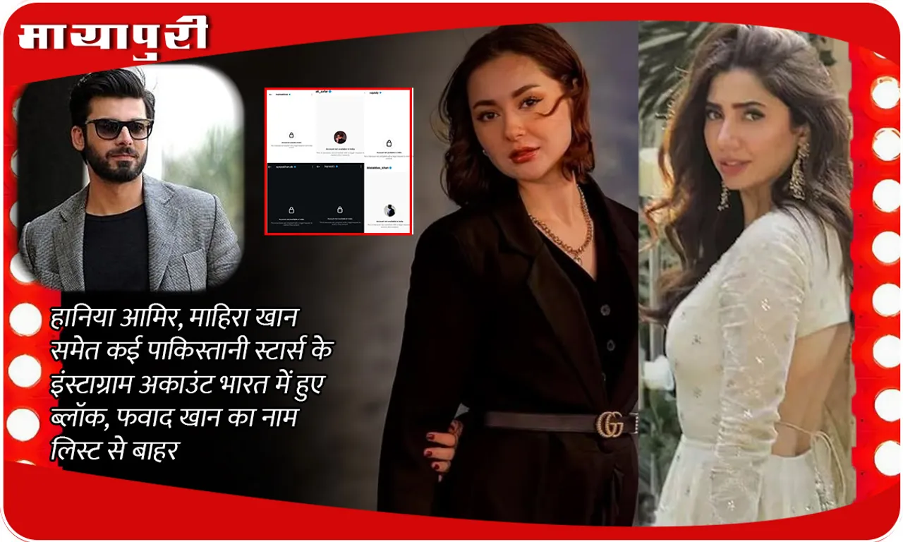 Pakistani Celebs Instagram Account Ban