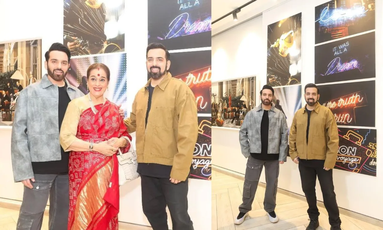 Poonam Sinha was overwhelmed with pride at HoC x Designera The Art of Confluence classy show co-organised by her talented sons