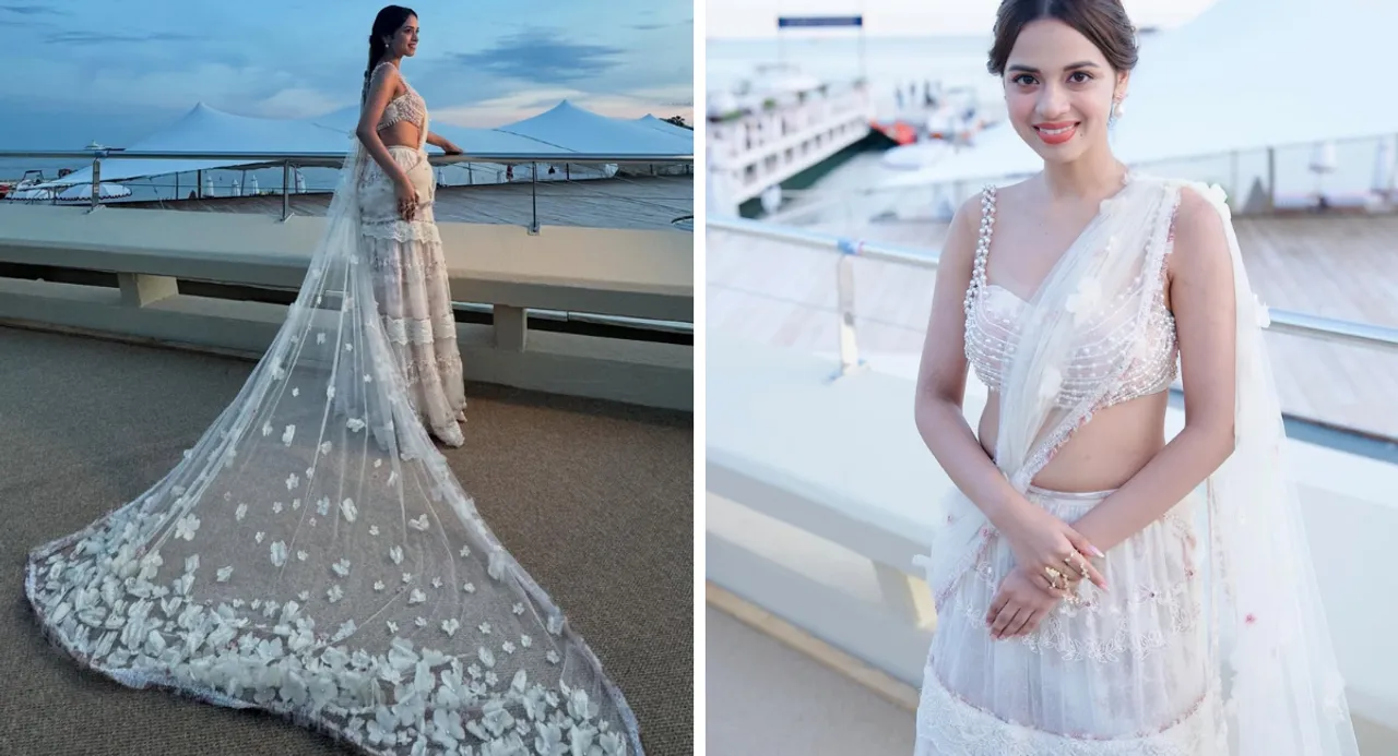 Nitanshi Goel makes a grand entry at Cannes 2025 – A special tribute to the women power of Indian cinema