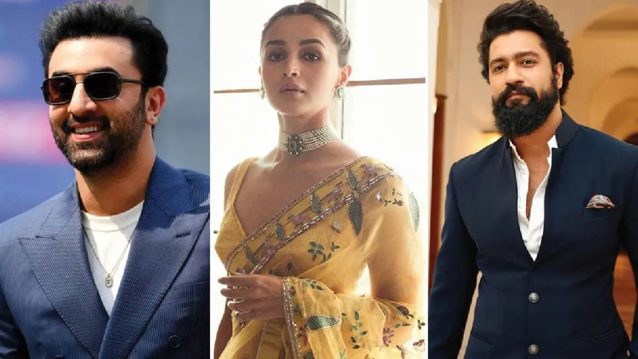 Ranbir Kapoor, Vicky Kaushal, Alia Bhatt