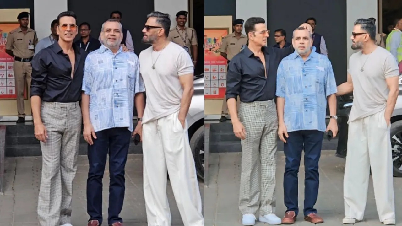 Akshay Kumar, Suniel Shetty and Paresh Rawal