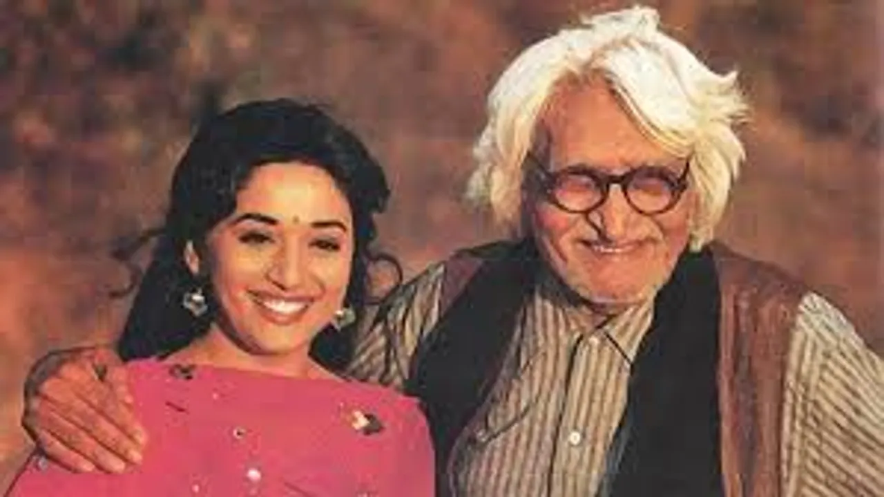 m f hussain madhuri dixit