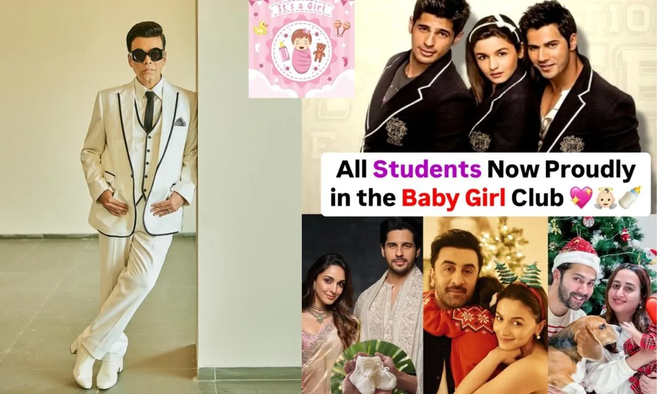 The three students of Karan Johar welcomed the baby with a little angel