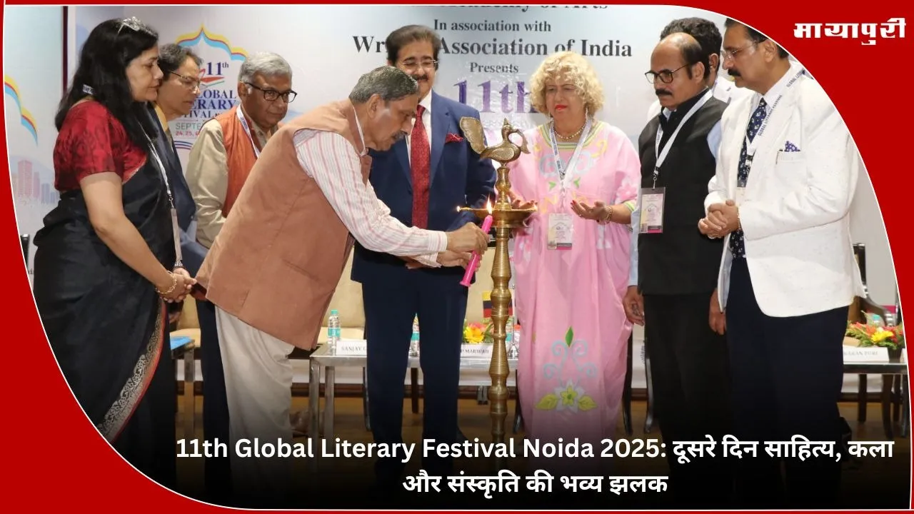 A grand display of literature art and culture on the second day of the 11th Global Literary Festival Noida 2025