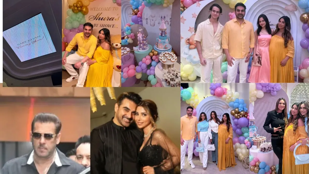 Arbaaz Khan and Shura Khan baby shower celebration
