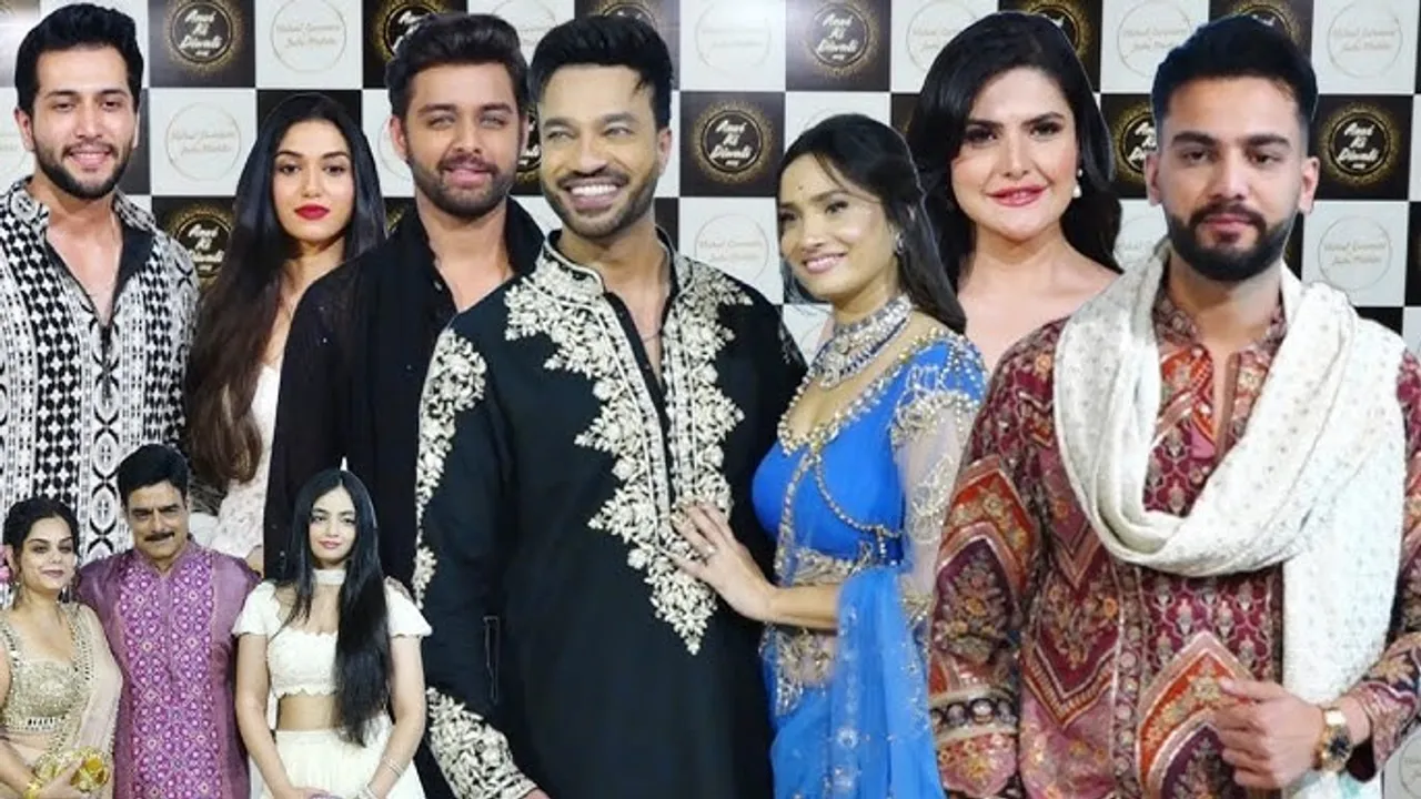 Raftaar Gauahar Elvish and other stars add glamour to Ankita Vicky Diwali party