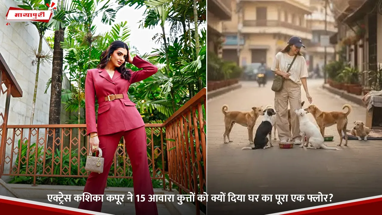Why did actress Kashika Kapoor give an entire floor of her house to 15 stray dogs