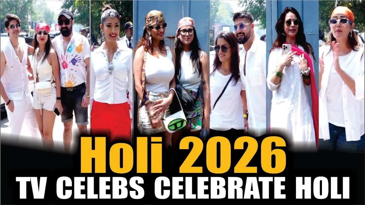 TV celebrities celebrate Holi 2026