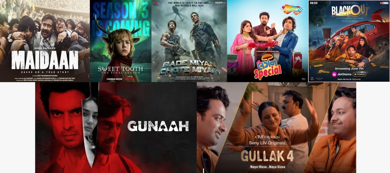 Top Must-Watch OTT Releases This weekend Bade Miyan Chote Miyan Lagan Special Gullak Season 4 to Maidaan 