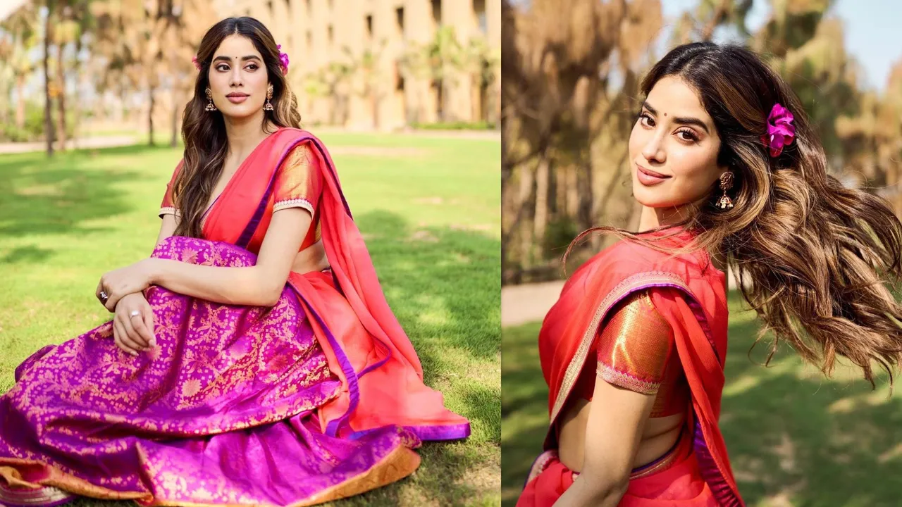 Janhvi Kapoor shared a traditional look