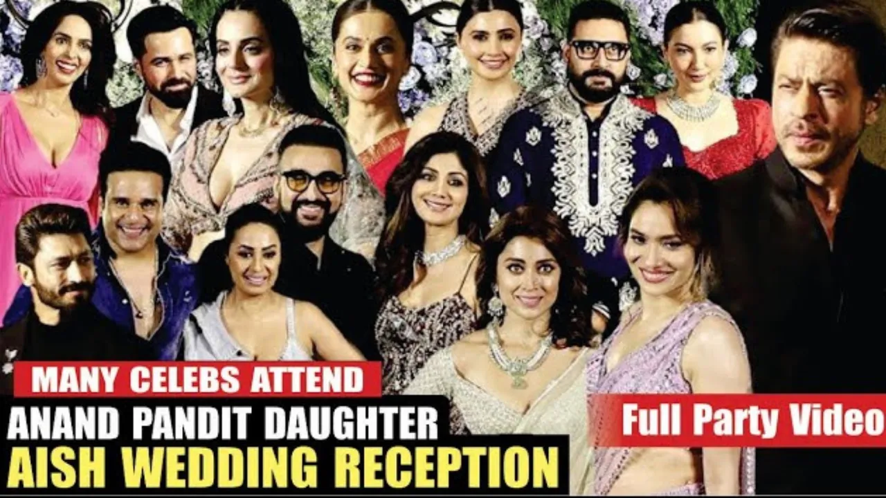 Stars arrive at Anand Pandit daughter wedding reception