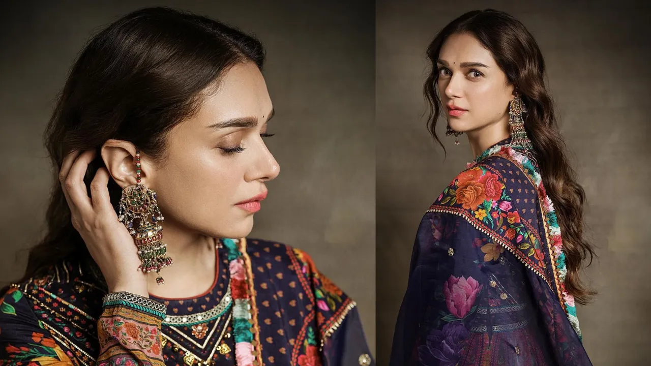Aditi Rao Hydari in Anarkali suit look 