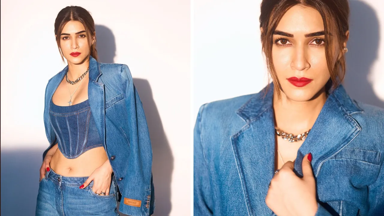 kriti sanon denim look