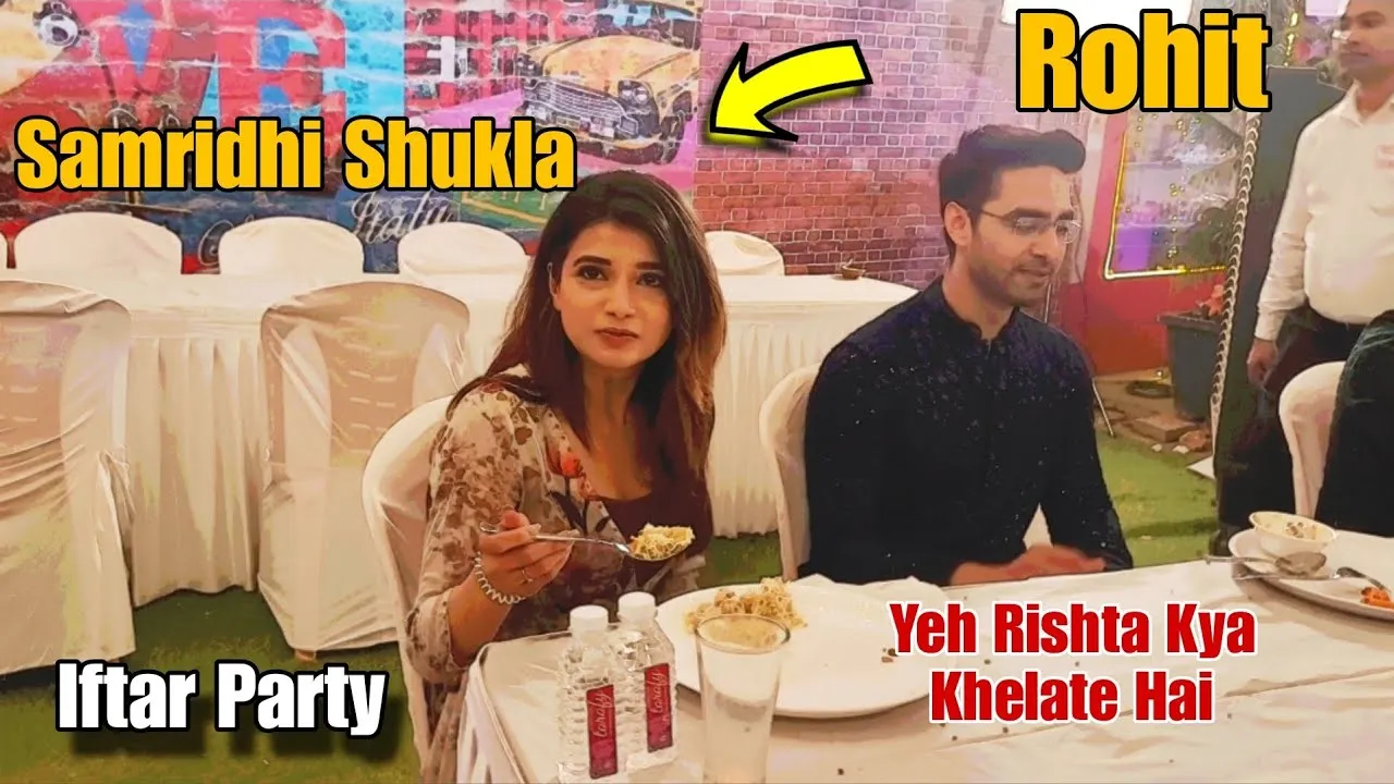 YRKKH actors Rohit Samridhi attend Rajan Shahi's Iftar party 