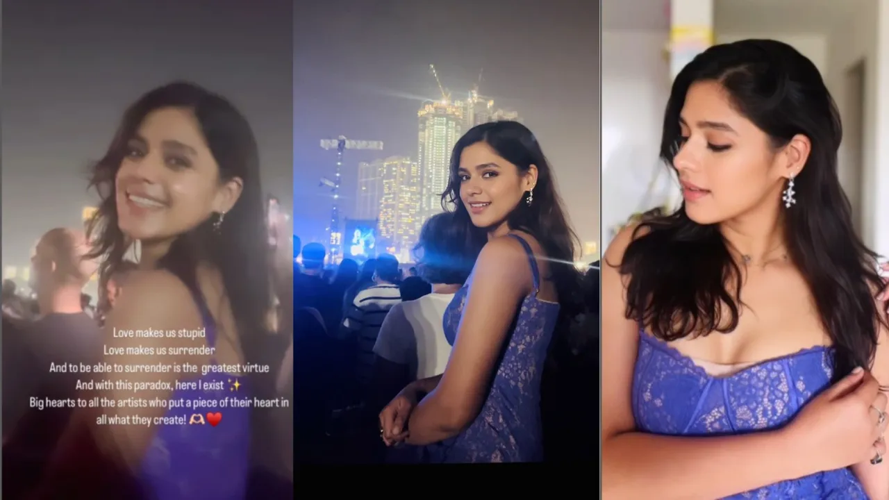 Pranati Rai Prakash Magical Night at Ed Sheeran Concert