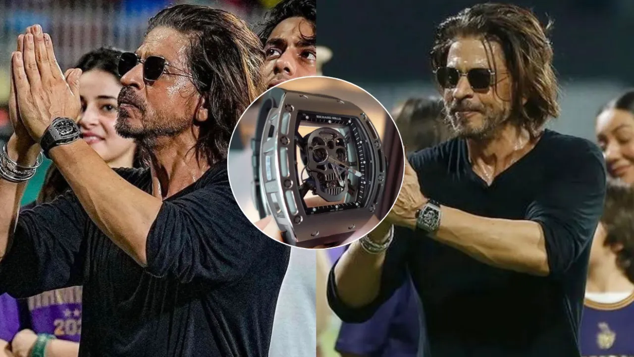 King Khan 7 Crore Watch Steals the Show at KKR IPL Victory Celebration