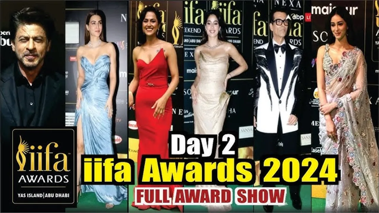 Stars descended on the green carpet on the second day of IIFA Awards 2024