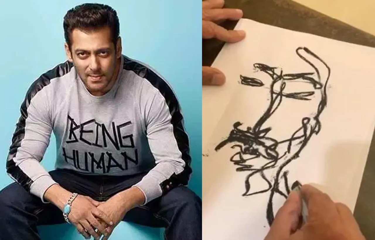 पेंटिंग बनाते हुए सलमान ने इंस्टाग्राम पर शेयर किया वीडियो साथ ही लिखा प्यारा सा मैसिज