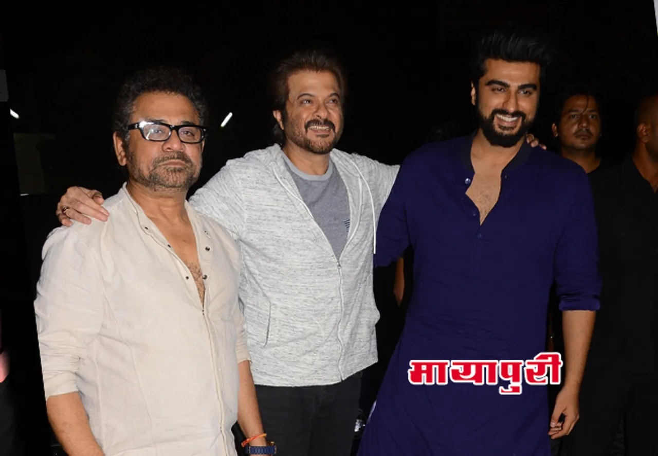 अर्जुन, अनीस और अनिल कपूर दर्शकों की प्रतिक्रिया को देखने पहुंचे ‘गेयटी गैलेक्सी सिनेमा’