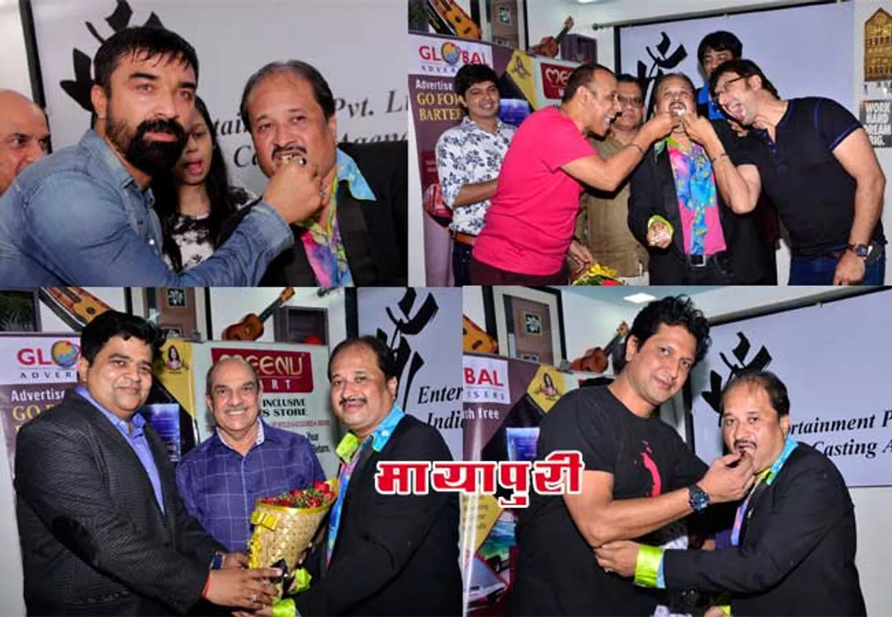 बॉलीवुड फोटोग्राफर रमाकांत मुंडे के जन्मदिन के अवसर मेहूल कुमार सहित कई हस्तियां बधाई देने पहुंची