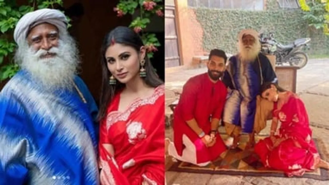 सद्गुरु के आश्रम पहुंची मौनी रॉय और सूरज नाबिंयार