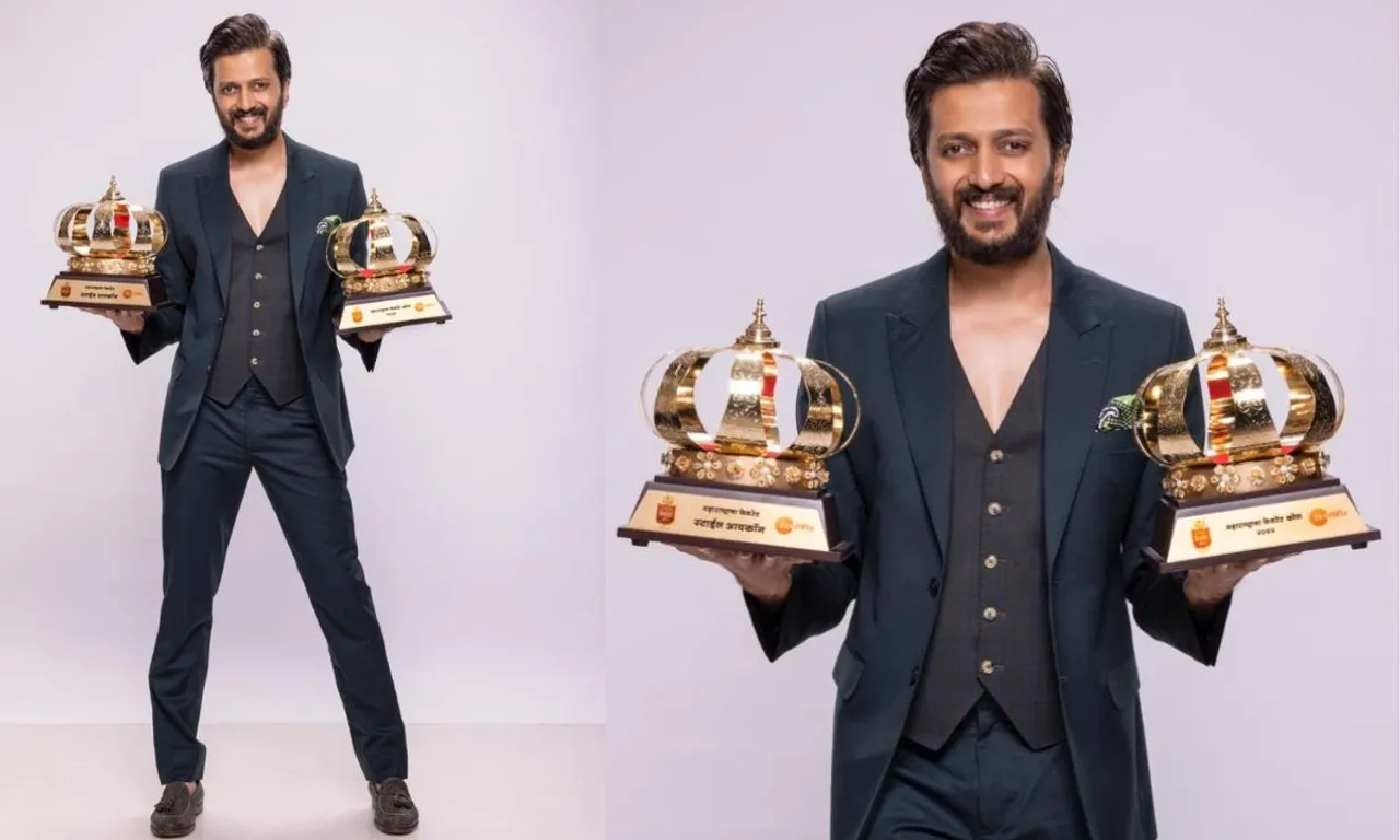 Riteish Deshmukh ने 'Maharashtracha Favorite Kaun' अवार्ड्स में ट्रेंडसेटर अवार्ड जीता!