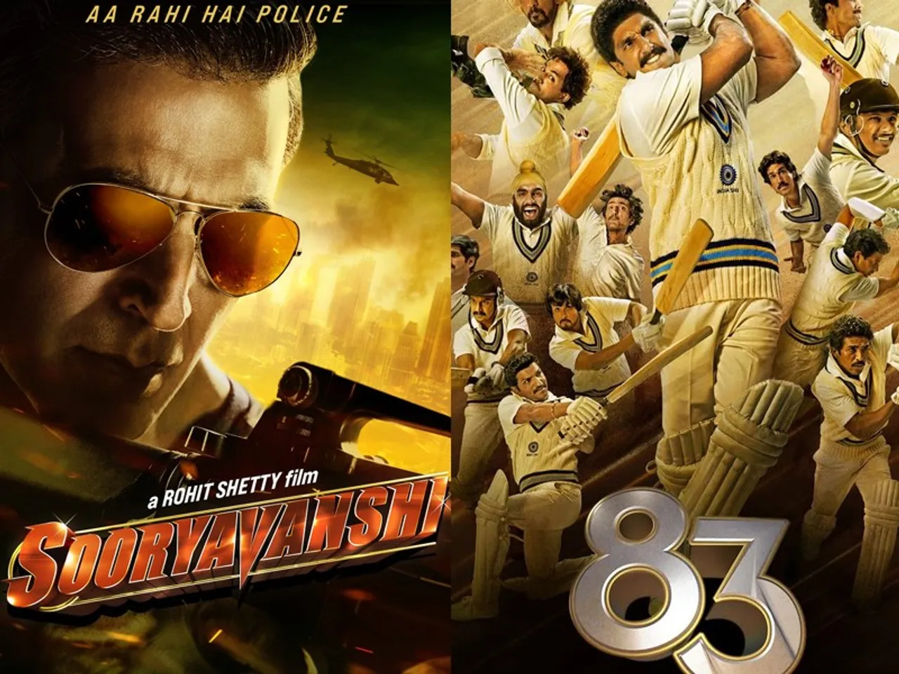 ओटीटी प्लेटफॉर्म पर रिलीज हो सकती हैं फिल्म सूर्यवंशी और 83 ?
