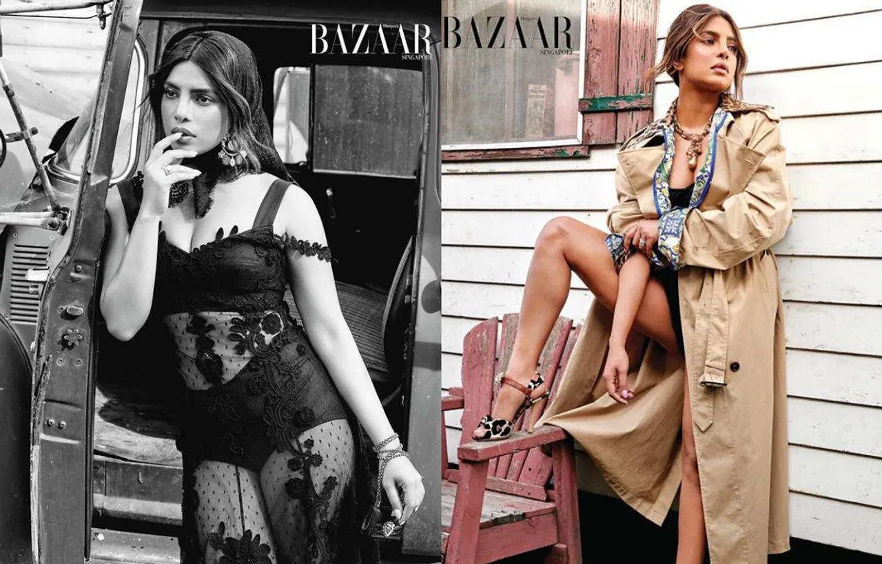 प्रियंका चोपड़ा ने मैगजीन के लिए कराया हॉट फोटोशूट, शेयर की तस्वीरें (Priyanka Chopra Bold Photoshoot)