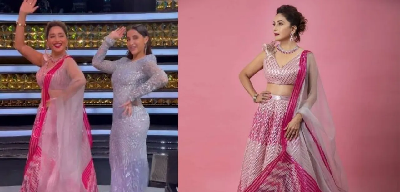 डांस दीवाने पर Madhuri Dixit ने नोरा फतेही के साथ किया डांस