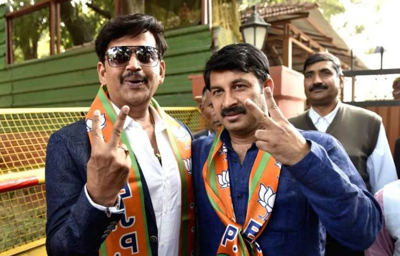 मनोज तिवारी और रवि किशन को भोजपुरी सिनेमा के दिग्गजों ने दी बधाई