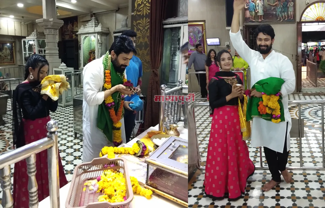 गुरु पूर्णिमा पर साईं बाबा का आशीर्वाद मंदिर पहुंचे अबीर और दृशा कल्याणी