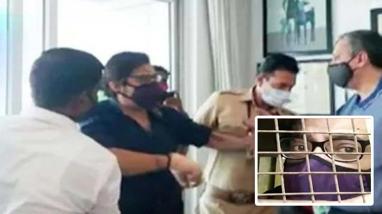 रायगड पुलिस ने रिपब्लिक चैनल के एडिटर-इन-चीफ अर्नब गोस्वामी को किया गिरफ्तार